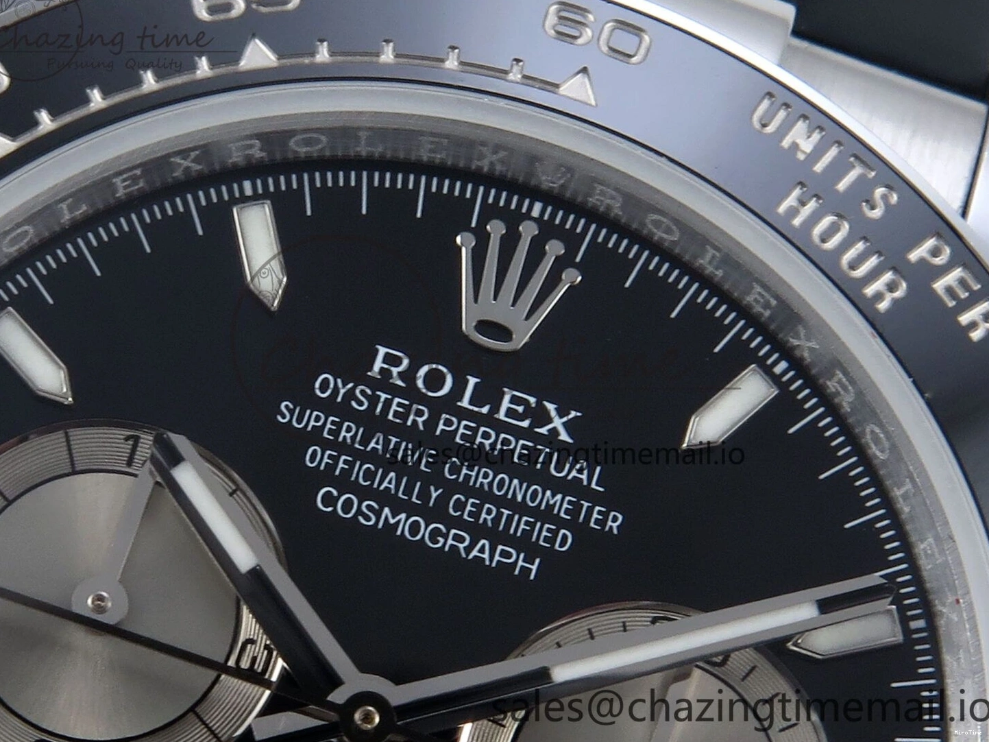 MiroTime 0411 Daytona 126519 QF 1:1 Best Edition Black Gray Dial on Oysterflex Strap QF4131 V Vibrant 340